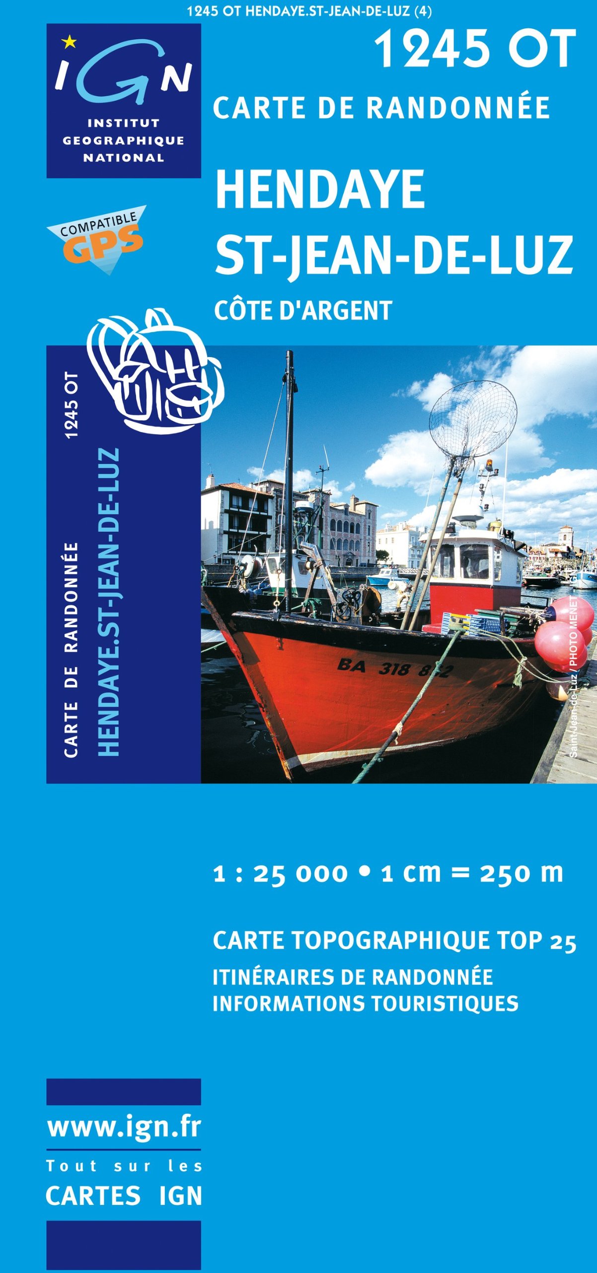 Amazonfr Top25 1245ot Hendaye St Jean De Luz Carte De - 