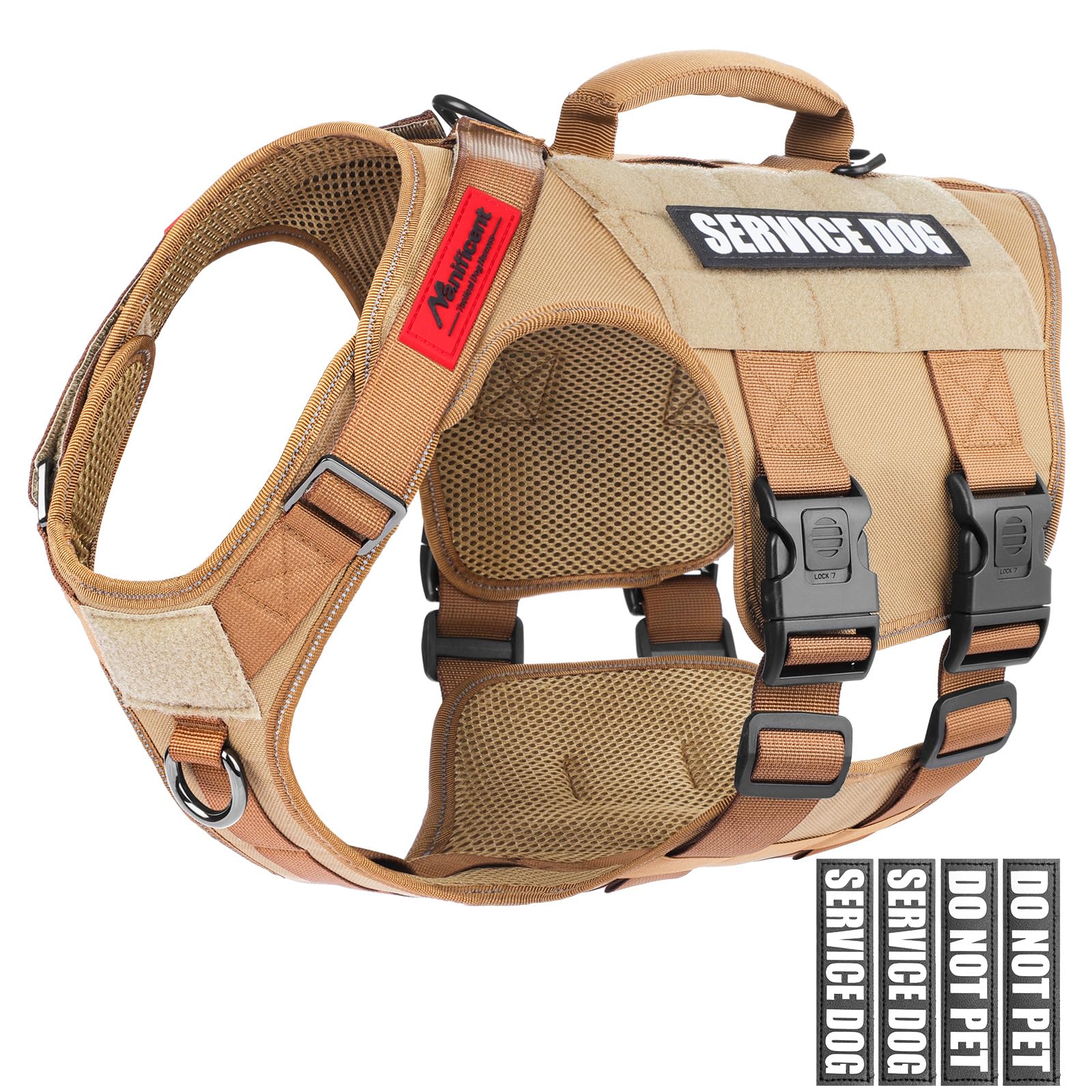 Tactical Therapy Pet Vest Rabbitgoo Tactical Dog Harness Medium