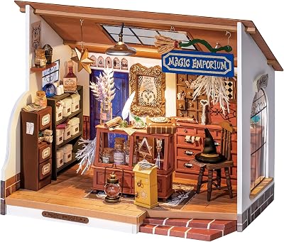 RoWood Kiki's Magic Emporium Doll House Kit 1/20 Wooden Miniature Model