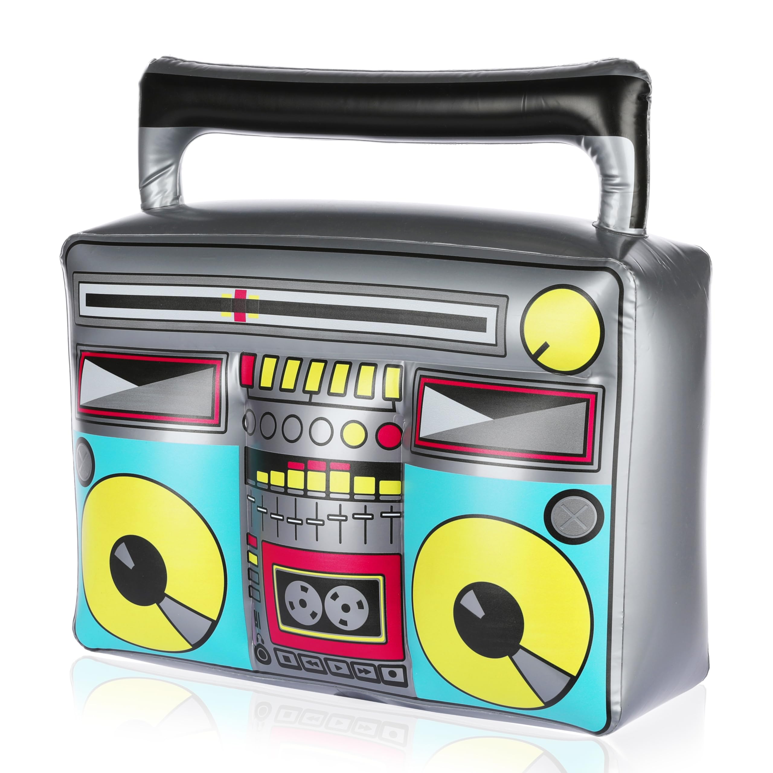 FunX Inflatable Ghetto Blaster Retro Tree Box Accessory for Carnival, Party and Costume, 80s 90s Hip Hop Outfit (Large)