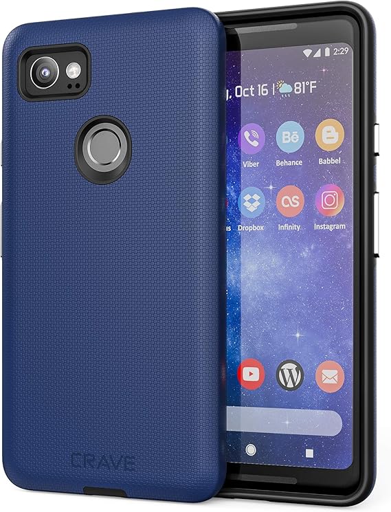 Amazon Com Google Pixel 2 Xl Case Crave Dual Guard Protection Series Case For Google Pixel 2 Xl Navy