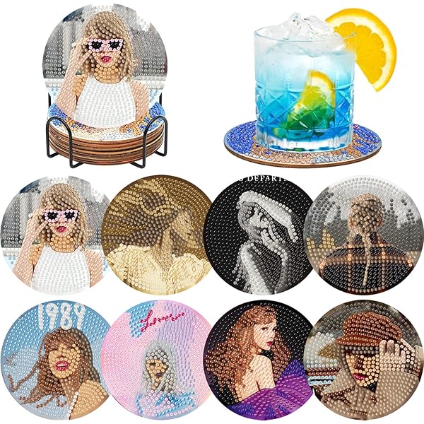 Amazon.com: Weadatty 9 PCS Diamond Painting Keychains Kit Music