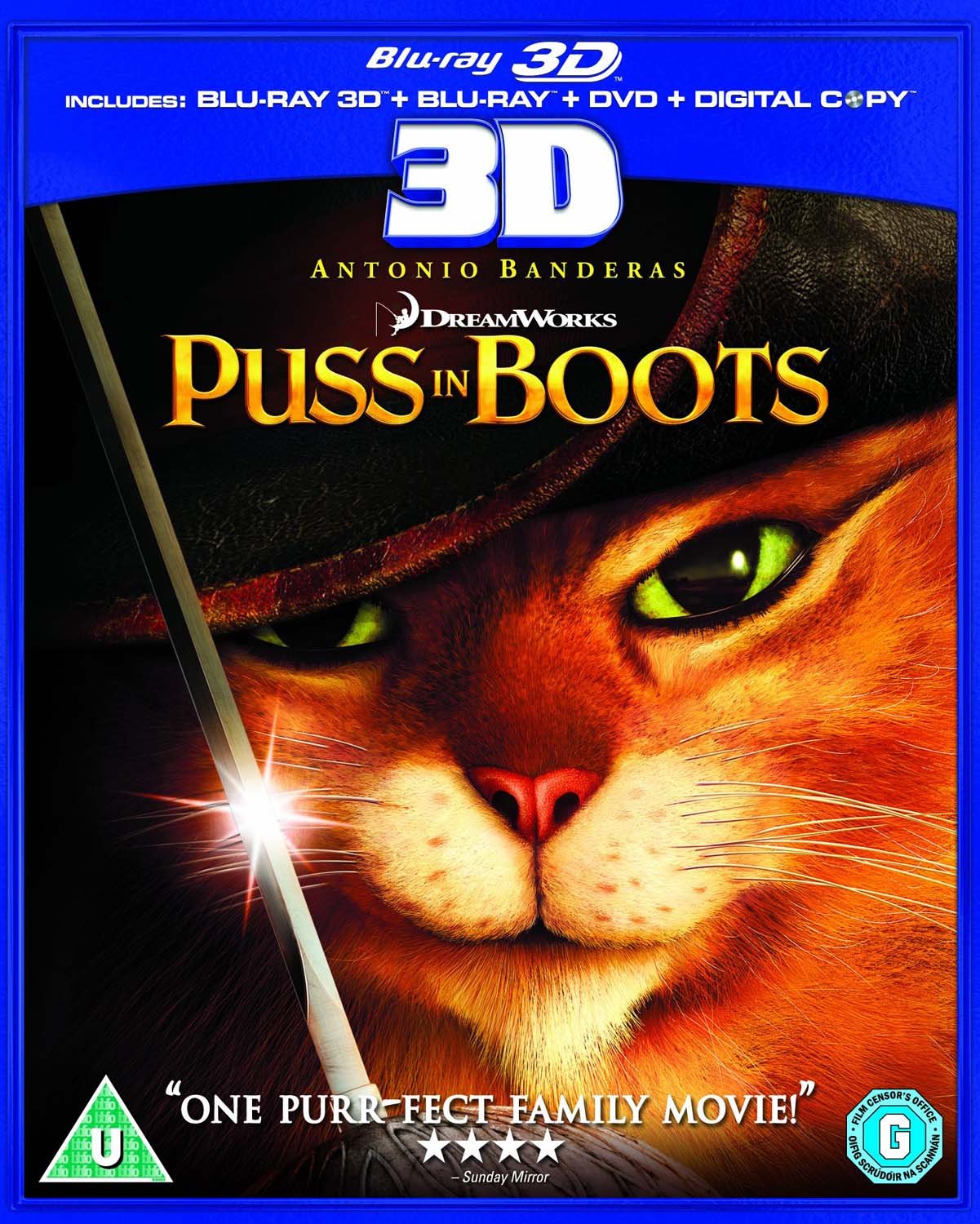 Puss In Boots 3D Movies & TV