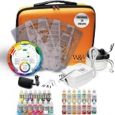 Bundle Title Watson &amp; Webb Maker Selection 29pcs Cake Airbrush Decorating Kit Bundle: Professional Mains Powered Spray Gun, Tools &amp; Airbrush Food Coloring Set Gluten Nut &amp; Lactose Free. Vegan - Non-Cl