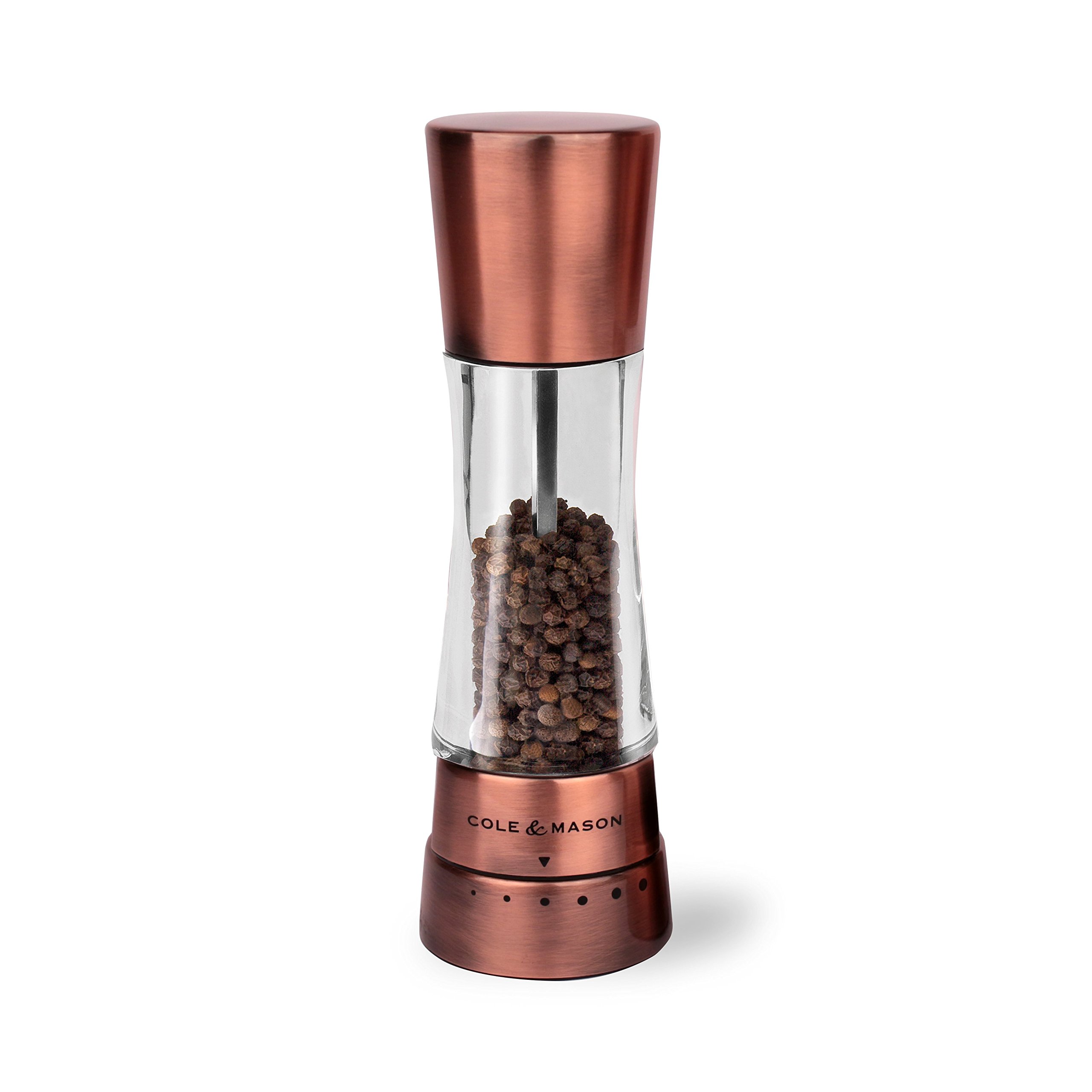 Buy COLE & MASON Derwent Pepper Grinder Copper Mill Includes Gourmet