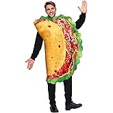 Spooktacular Creations Adult Taco Costume, Halloween Mexican Food Costume for Halloween Party, Trick or Treating