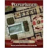 Pathfinder Flip-Mat Classics: Noble Estate, 24x30 Double-Sided | Map Dry Erase Battle Grid, for Dungeon Masters and Players