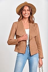 PRETTYGARDEN Women's Faux Suede Jackets 2024 Fall