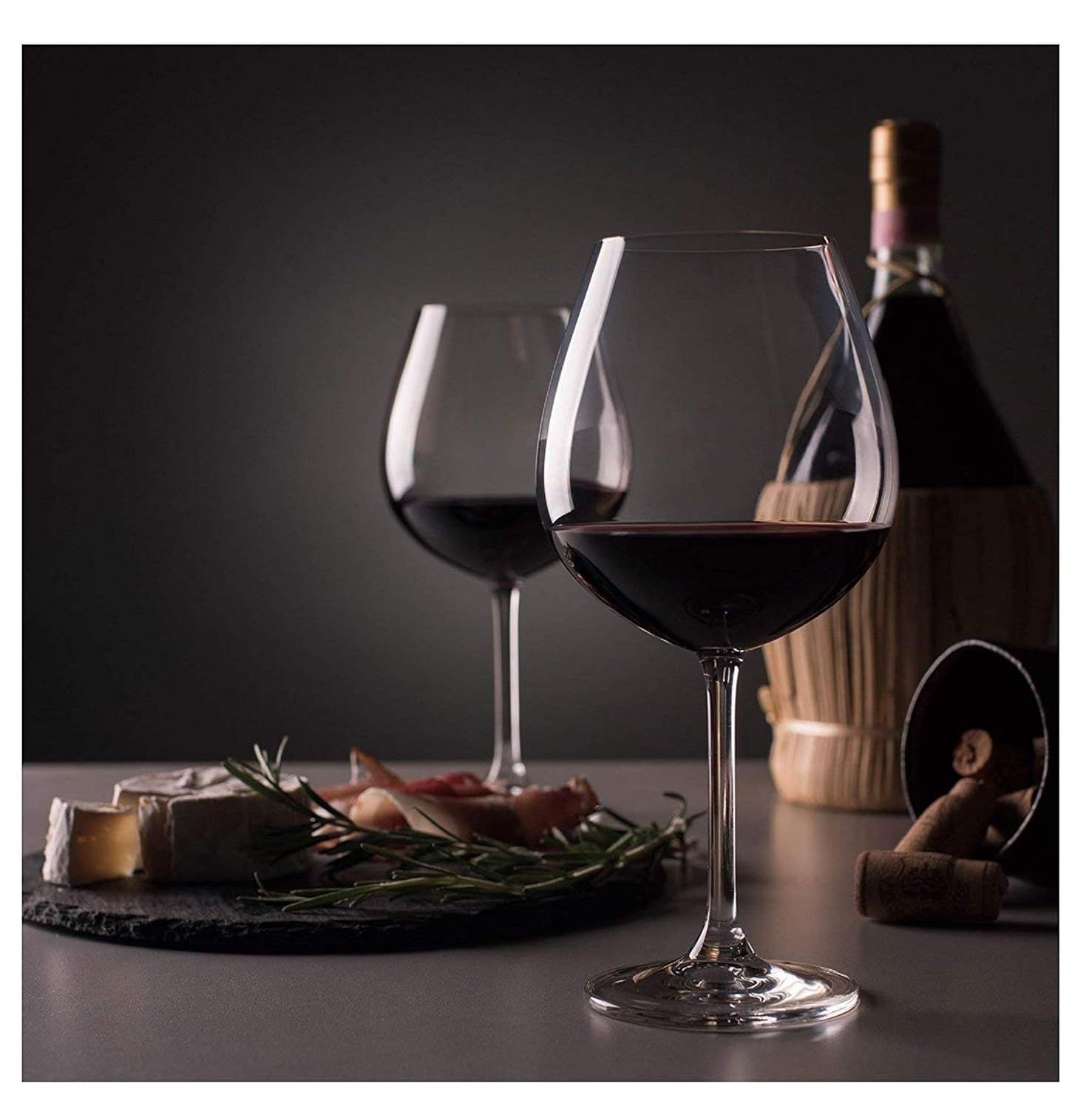 Buy Famacart Extra Large Red Wine Glasses Set Of 2 Wide Rim