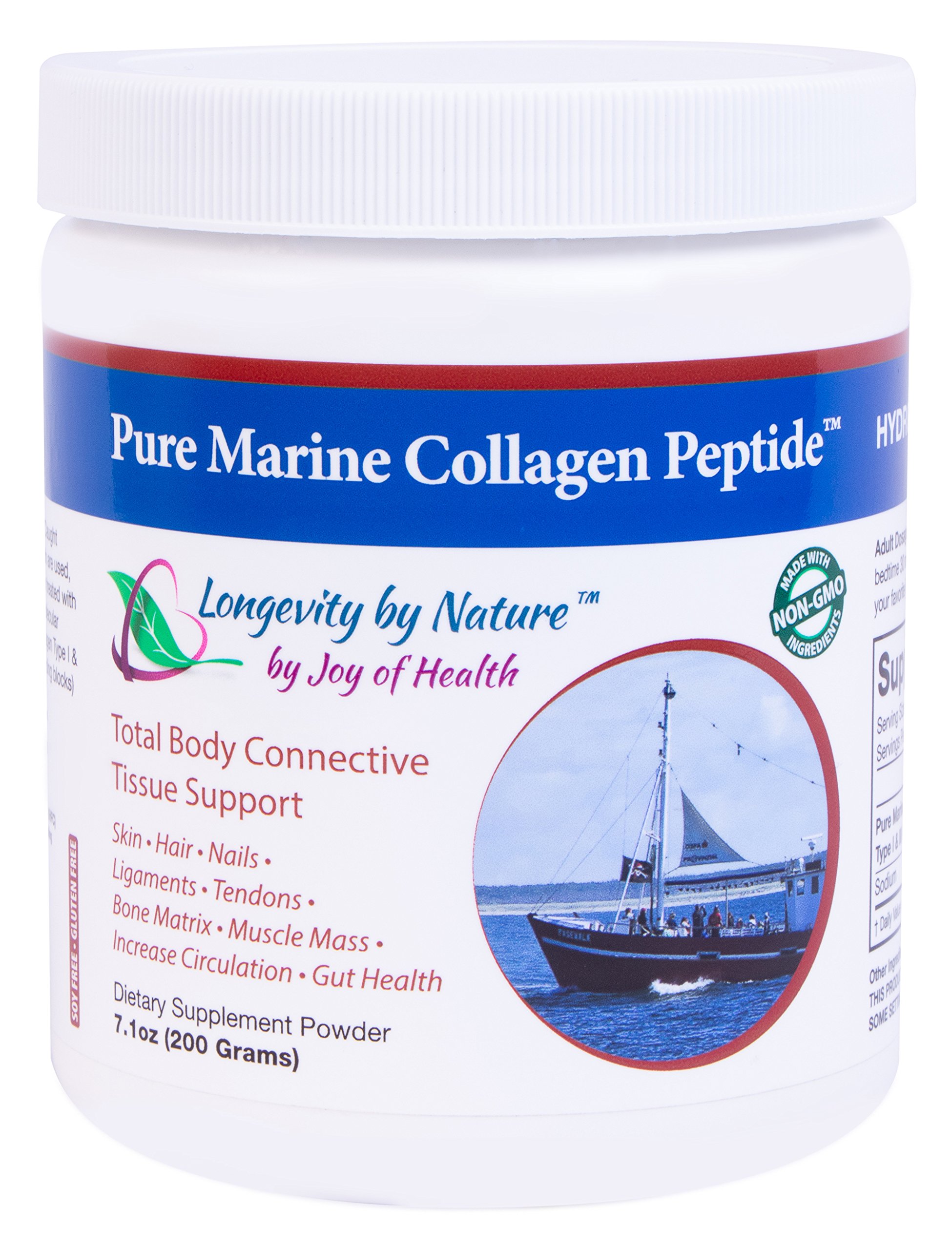 Joy of Health Pure Marine Collagen Peptide Capsules with