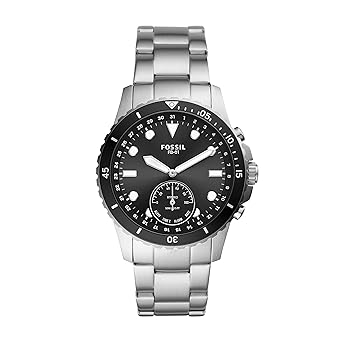 Fb-01 Hybrid Smartwatch Analog Black Dial Men's Watch-FTW1197