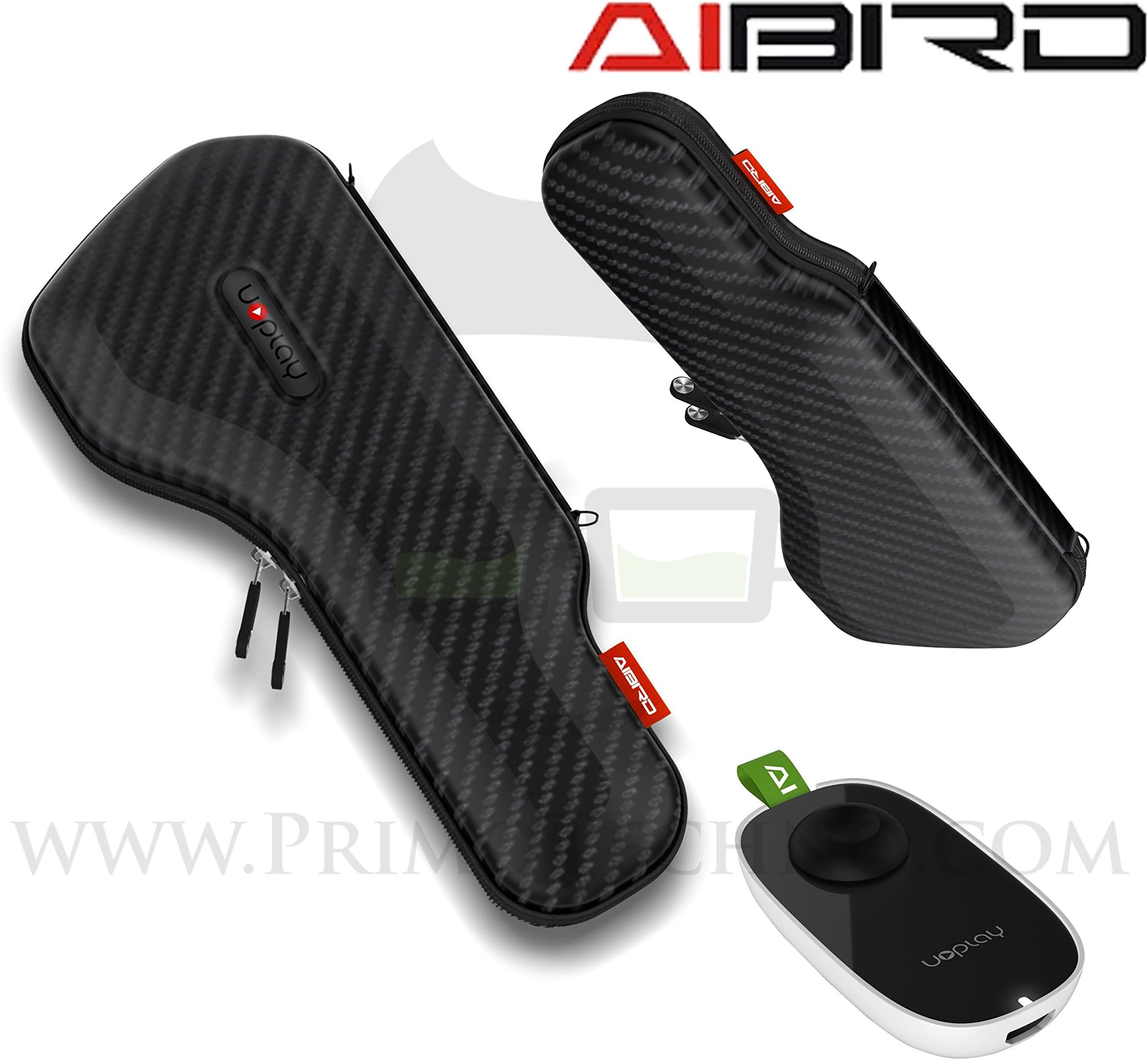 AIbird Official UoPlay 3-Axis Handheld Gimbal Bluetooth Remote Control and Carrying Case