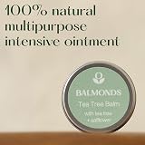 Balmonds Tea Tree Balm 15ml Natural Skin Healing for Cold Sores Fungal Acne view 2
