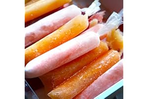 100 Pcs Bolsas Para Helado Bolis/ Ice Candy Wrappers/ Ice Moldes Para Paletas De Helado, Plastic Disposable Ice Popsicle Bags