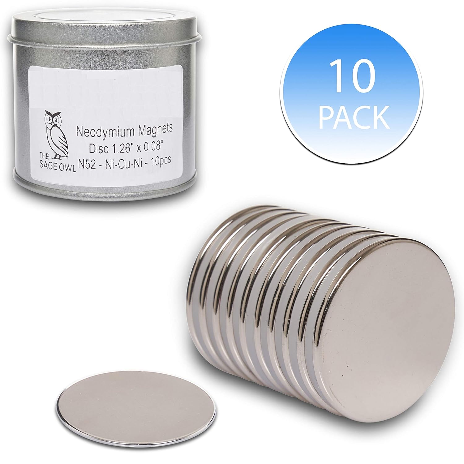 Neodymium Thin Round Flat Disc The Strongest & Most