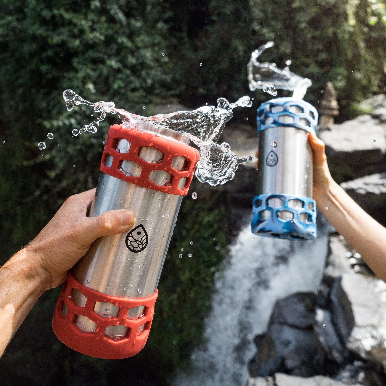 REUZBL Silicone Bottle Bumper with Patented Handle – Fits Hydro Flask 32 oz – Protective Bottle Boot Sleeve - view 9