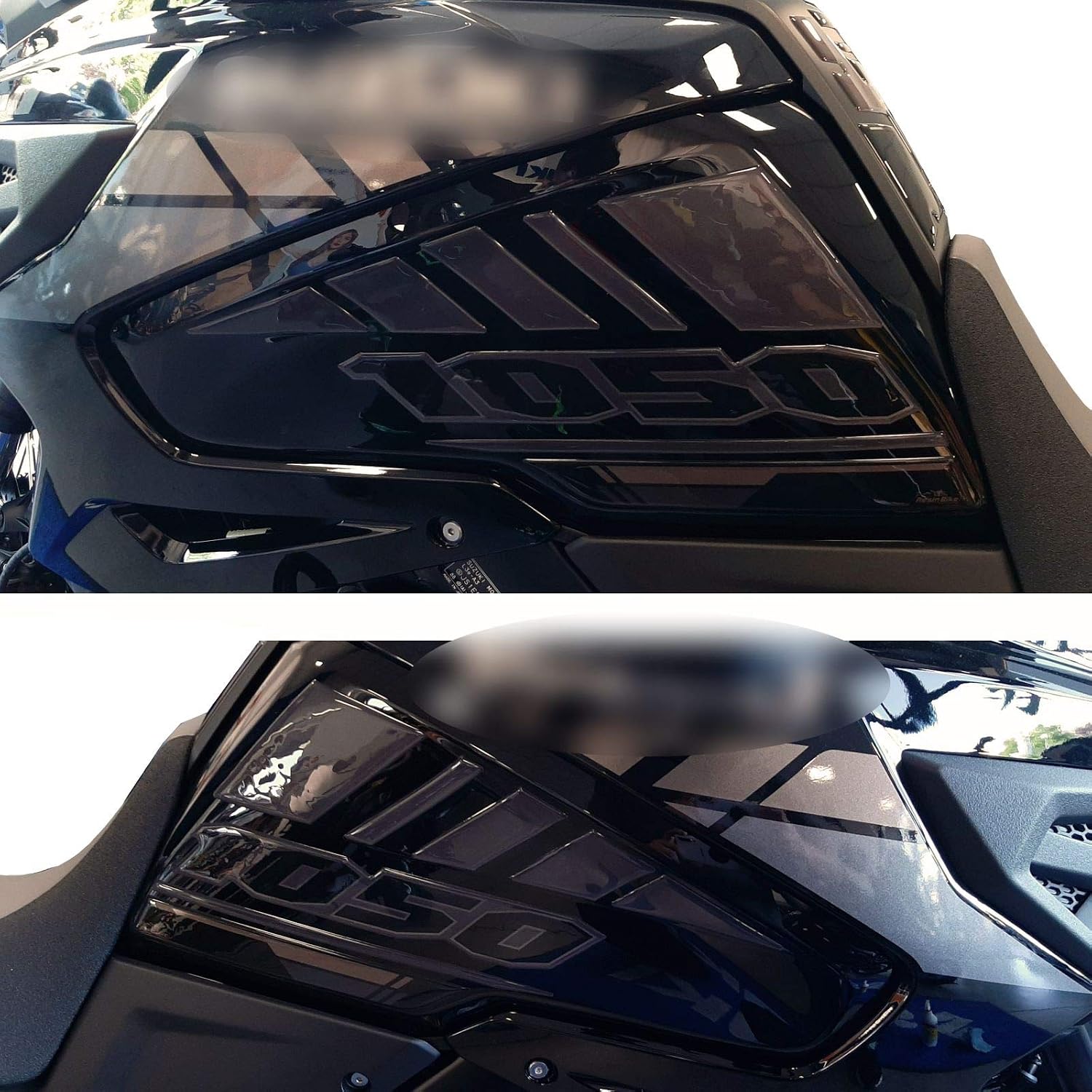 Adesivi Serbatoio Moto KIT Adesivi 3D Protezione Paraserbatoio Per KTM DUKE 890 R - Resina Poliuretanica, Made In Italy, Arancione Adesivi Italiani Per Moto - 5