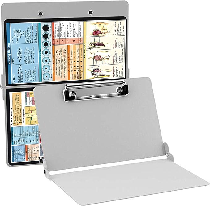 Nursing Clipboard White (Aluminum Clipboard Nursing Edition White