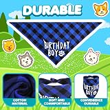 Cobee Dog Birthday Bandana Hat Number Set 10 pcs Blue Glitter 8 Numbers view 4