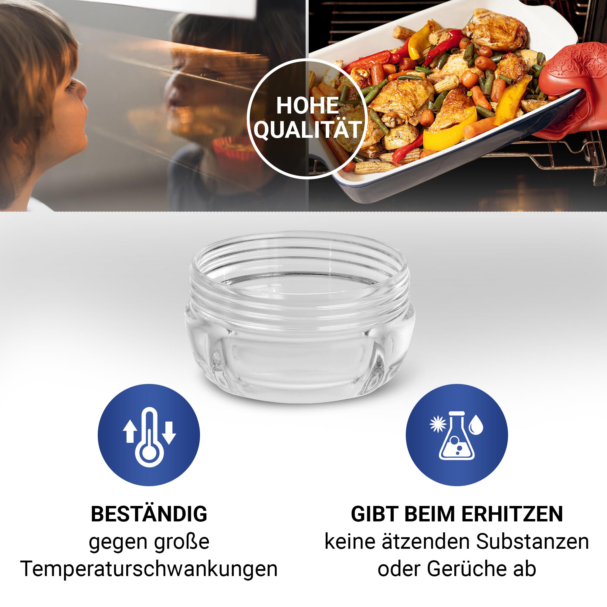 VIOKS Lampenglas Lampenkalotte Ersatz für Bosch Siеmens 00647309 647309 4