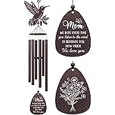 Leebbsin Gifts for Mom, Moms Wind Chimes, Valentine's Day Best Gift for Mom, Mothers Birthday Gift from Daughter Son, Hummingbird Symbol Gifts for Mother's Day Christmas (37 in)