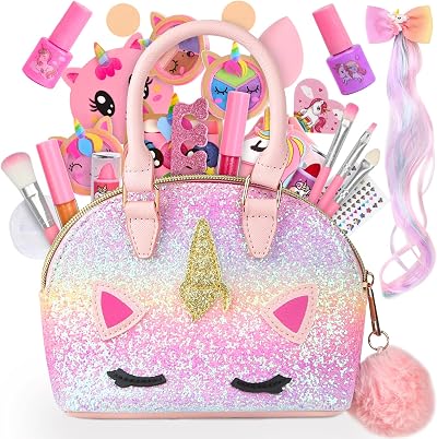 Dreamon Kids Make Up Set for Girls Washable Safe Makeup Kit 3 12 Years