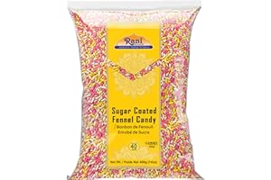 Rani Sugar Coated Fennel Candy 14oz (400g) ~ Indian After Meal Digestive Treat | Vegan | Gluten Friendly | NON-GMO | Kosher |