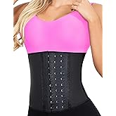 LadySlim COLOMBIAN Fajas Colombianas Reductoras para Mujer Short Torso Sport Workout Latex Waist Trainer for Women