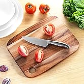 Wood Cutting Boards for Kitchen,JAMES.F Acacia Wooden Heavy Duty Cutting Board, Chopping Serving Boards with Hanging Hole for Meat Bread or Vegetables