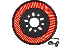 Auto Buero Spare Tire Brake Light for 2018-2025 Jeep Wrangler JL JLU 405 LEDs Super Bright 3rd Rear Third Brake Light Plug-N-Play Easy Install Wheel Light for Jeep Wrangler JL JLU Accessories