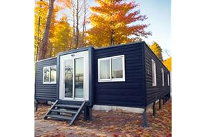 DZZYG prefab Tiny Homes to Live in for Adults, 20Ft&40Ft Tiny Home for Sale prefab Portable Mobile Small House Customizable w
