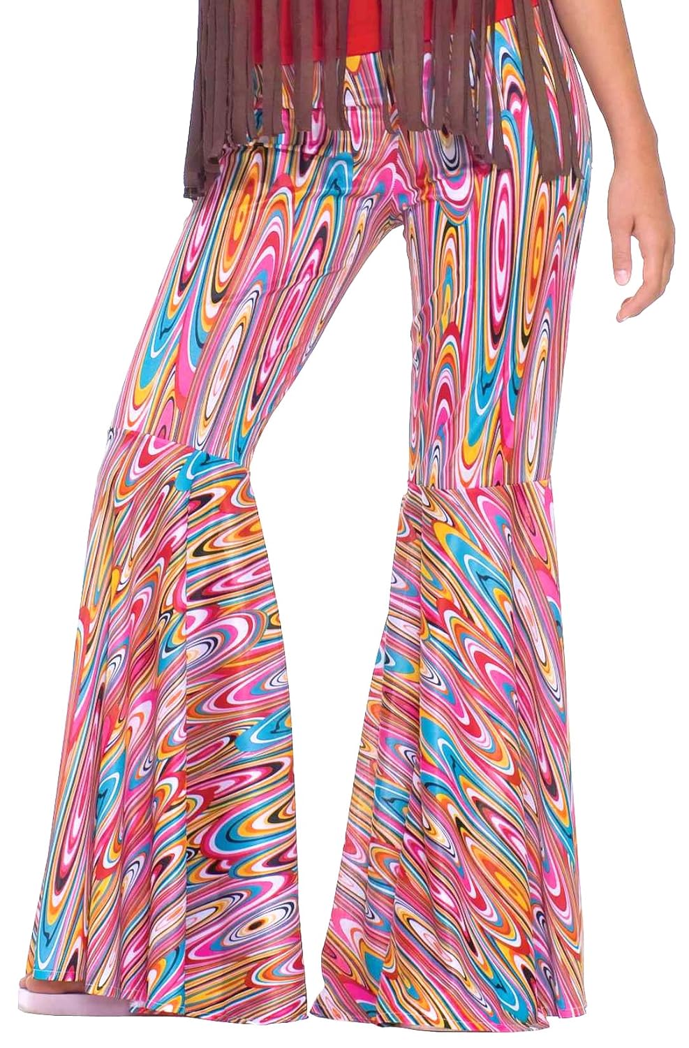 Forum Novelties Wild Swirl Bell Bottom Costume Pants Adult Standard
