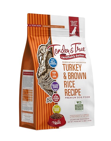 TENDER & TRUE ANTIBIOTIC-FREE TURKEY & BROWN RICE...