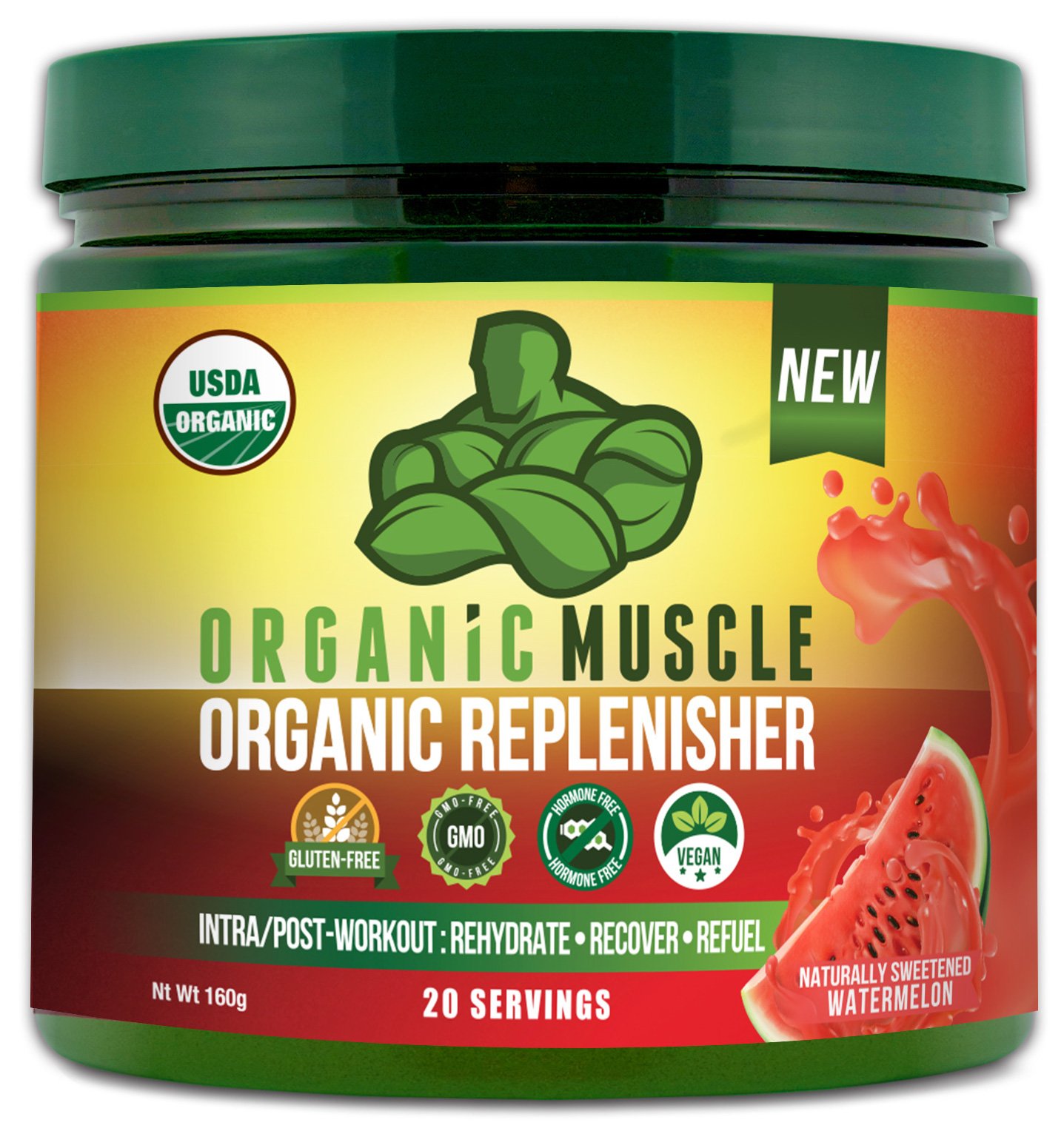 USDA Certified Organic Pre Workout Powder Natural Pre