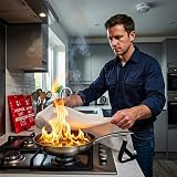 ASPIRE UK Fire Blanket 1M x 1M Fibreglass Fire Suppression for Kitchen Home view 7