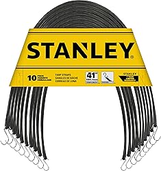 STANLEY S300441 Black 41" All-Weather Rubber Bungee