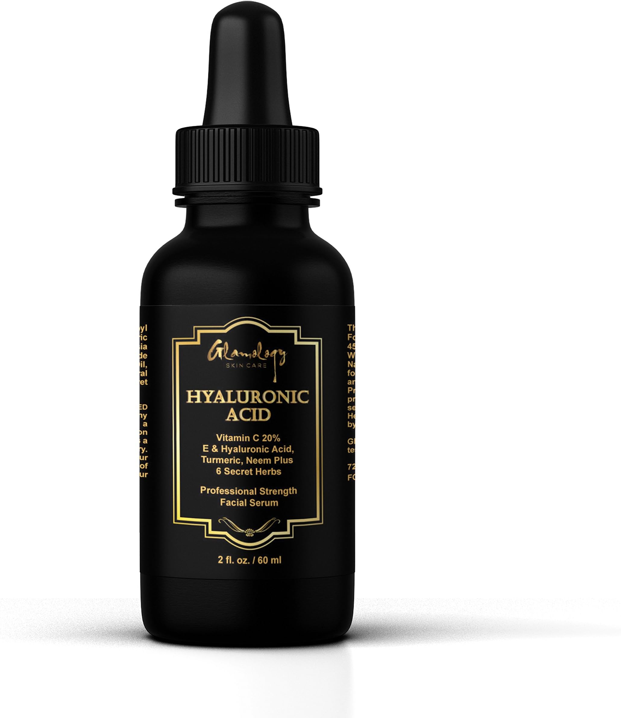 Glamology Farm Fresh Hyaluronic Acid Serum for Skin | Anti-Aging Serum | Intense Hydration + Moisture, Non-Greasy, Paraben-Free Best Hyaluronic Acid for Your Face (2 fl. oz.)