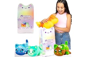 Aphmau MeeMeows 11” Classic Mystery Plush, Elemental, YouTube Minecraft Gaming Channel, Plush Mystery Box, Blind Box, 1 of 8 Possible Elemental MeeMeows, Official Merch