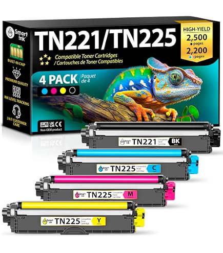 Cartouche de toner cyan Brother TN-245 - Rendement élevé - Compatible avec DCP-9020CDW, HL-3140CW, MFC-9340CDW - Informatique