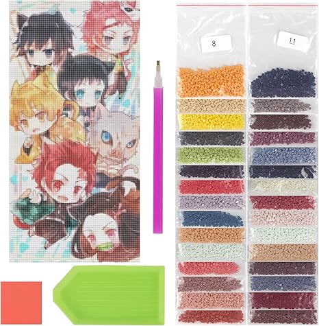 Amazon 億騰 5dダイヤモンドアート アニメクロスステッチ フルダイヤモンド ダイヤモンド Diyアートワーク クロスステッチ 手描き装飾 家の壁の装飾工芸品 応接間壁画ダイヤモンド 塗装キット ビーズ絵画 ダイアモンドビーズ絵画 カラーストーン 刺繍キット Diy 手作り