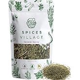 SPICES VILLAGE Dried Savory, Summer Savory Spice, 2 oz | Savory Herb, Pure Mediterranean Seasoning, Kosher, Gluten Free, Vegan, Non GMO, Resealable Bulk Bag
