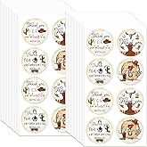 2 Inch Cute Cowboy Thank You for Celebrating with us Sticker Howdy Stickers Roll - Cowboy Western Stickers Cowboy Theme Favors Labels for Small Business Howdy Party Packaging 200 Pcs