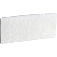 3M Doodlebug Utility Pad, 4-5/8" x 10", White, pack of 20 pads, Buffs and Cleans Glass, Ceramic Tile, Fiberglass, Floors, Swimming Pools