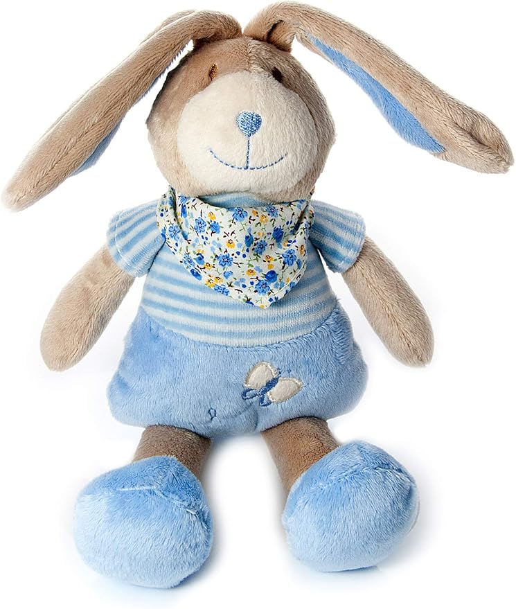 blue stuffed bunny