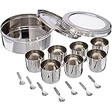 Tabakh MD-SS Storage Containers, None, Silver