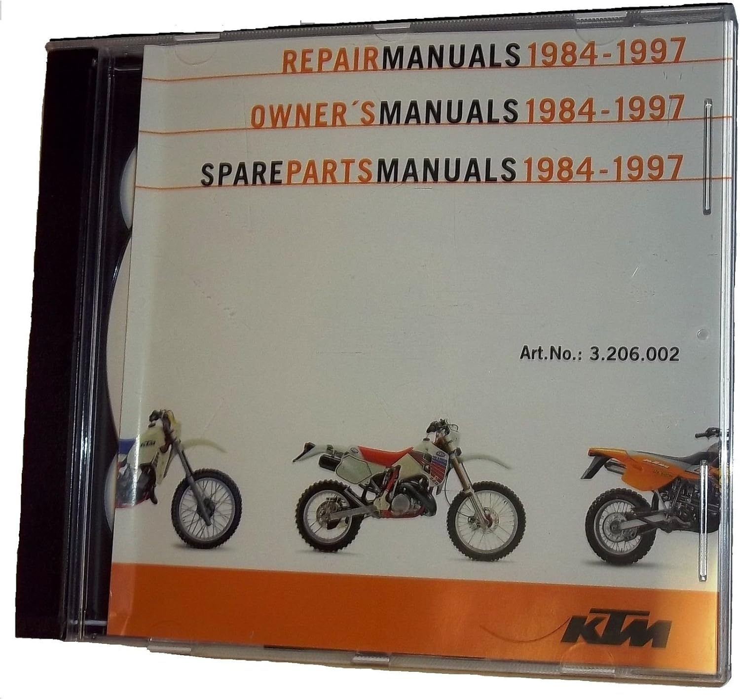 NEW KTM OEM REPAIR MANUAL DISK DVD CD KTM 400/530 2008-2013 3206152, Gloves  - Amazon Canada