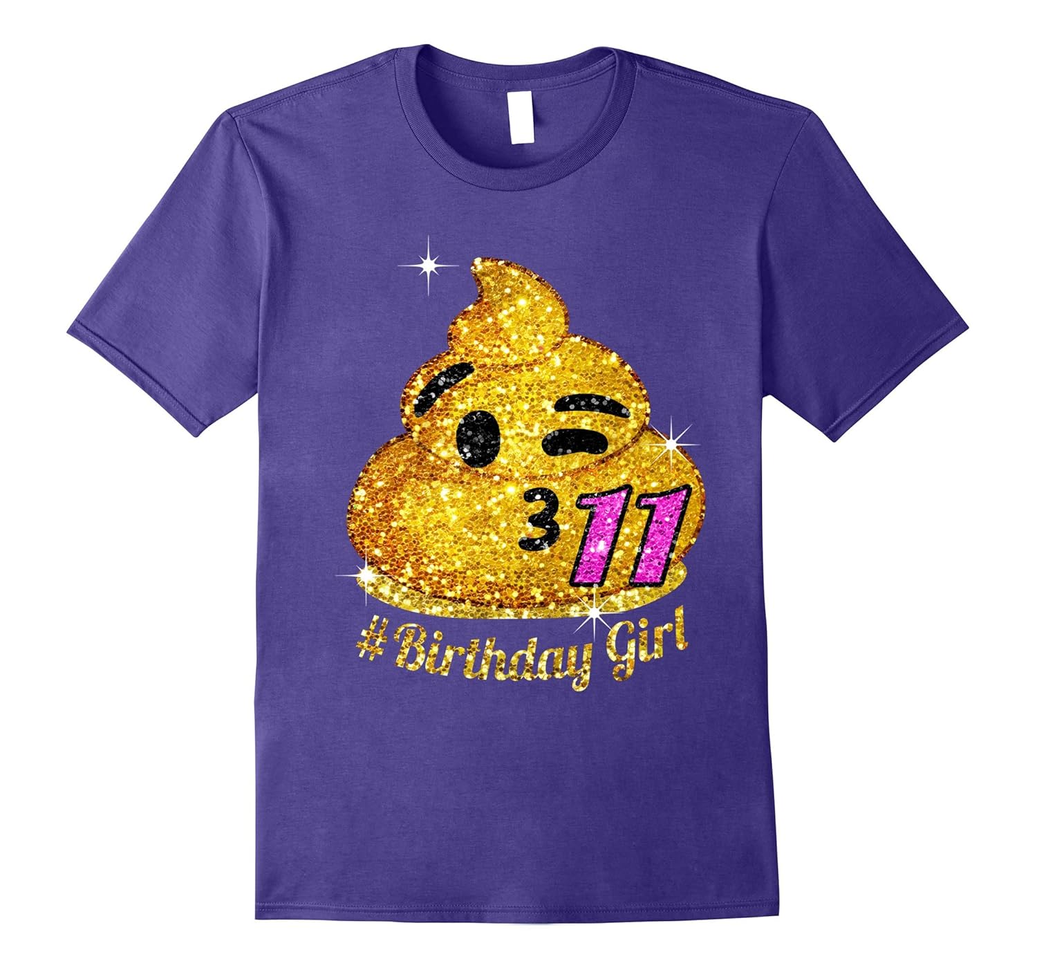 Poop emoji 11th birthday shirt-ANZ