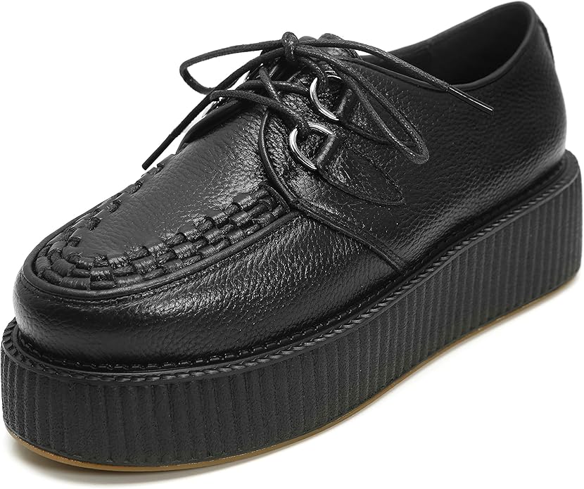 punk goth oxfords