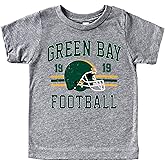 Vintage Green Bay 1919 Football Shirt for Men Women and Kids Distressed Green and Gold Tee