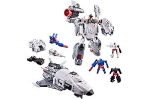 Transformers Age of the Primes Armada Jetfire, Commander Class 8-Inch Converting Action Figure with 3 Mini-Con Figures, Robot
